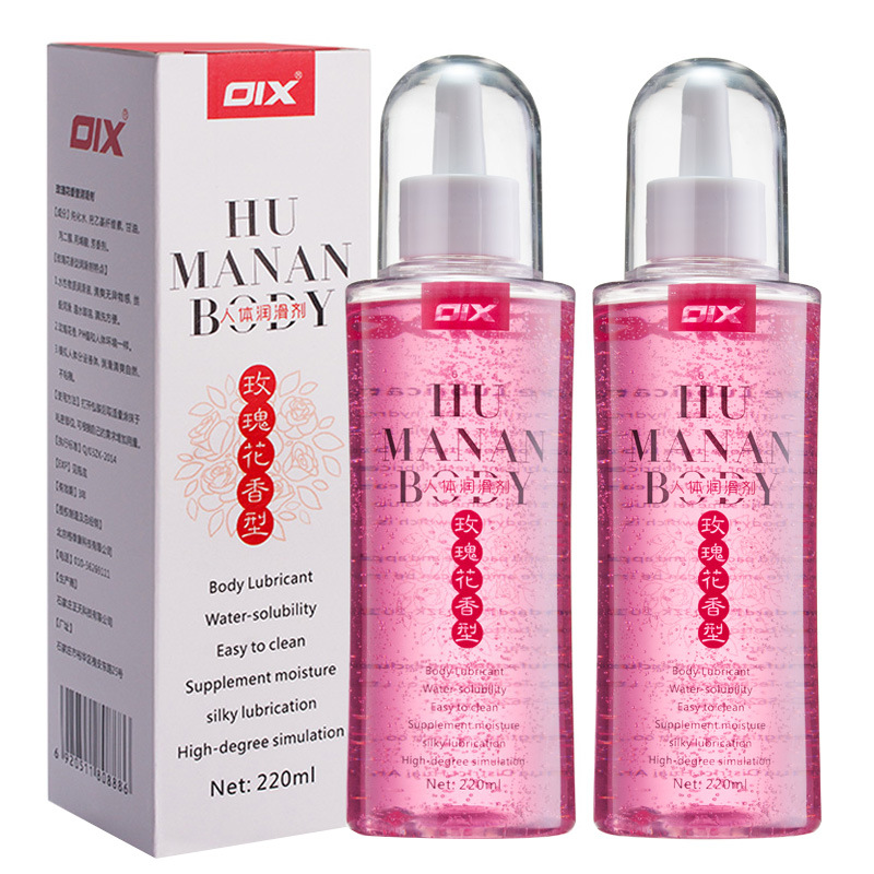 OIX玫瑰花香水基透明润滑剂220ml 拉丝爽滑-美咻咻商城