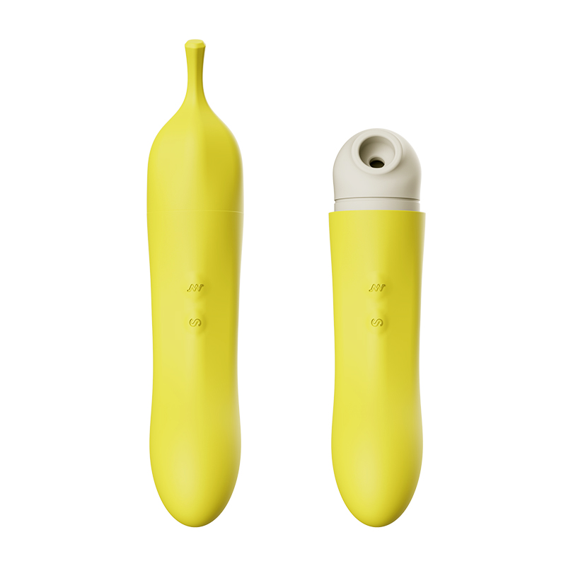 蒂贝香蕉吸吮按摩棒 真实吸吮 动感震颤-美咻咻商城
