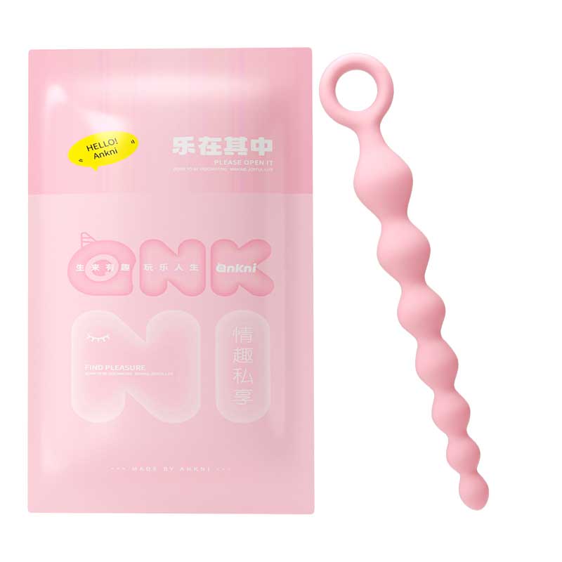 渐欲拉珠7连珠 阴肛两用 软糯材质 花样玩法-美咻咻商城