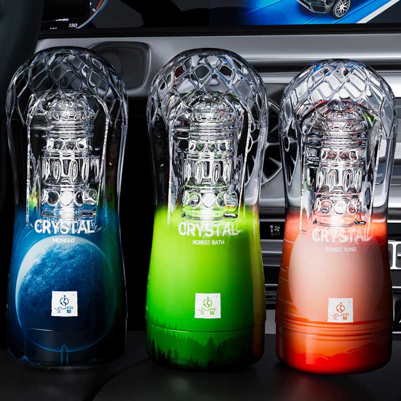 久爱透明手动飞机杯 螺旋吮吸 边看边玩-美咻咻商城