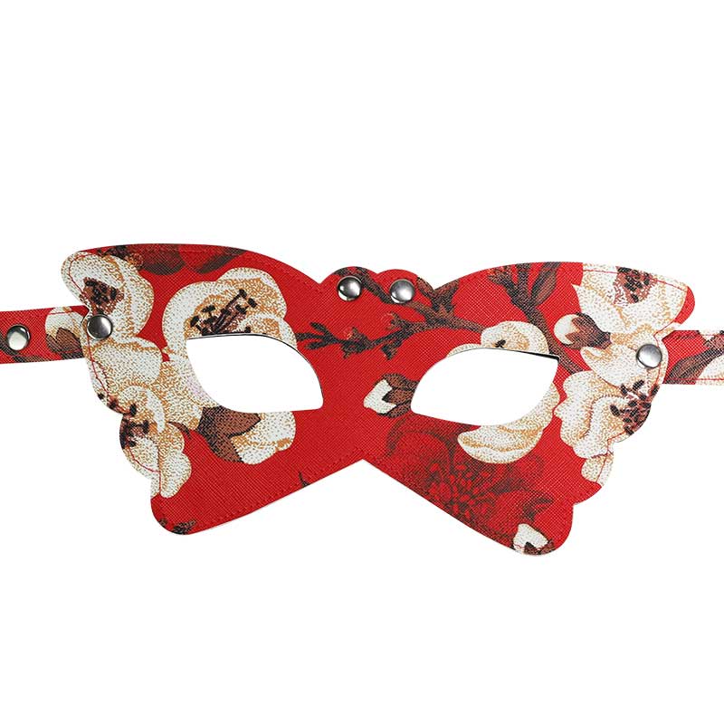 国风皮革彩蝶眼罩 精选材质 国潮唐韵-美咻咻商城