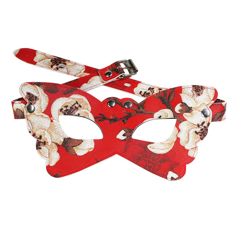 国风皮革彩蝶眼罩 精选材质 国潮唐韵-美咻咻商城