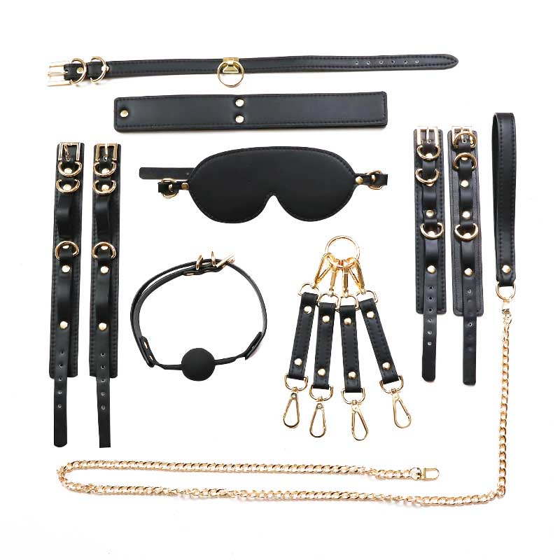 硅胶捆绑束缚八件套 更柔软舒适 结实美观-美咻咻商城